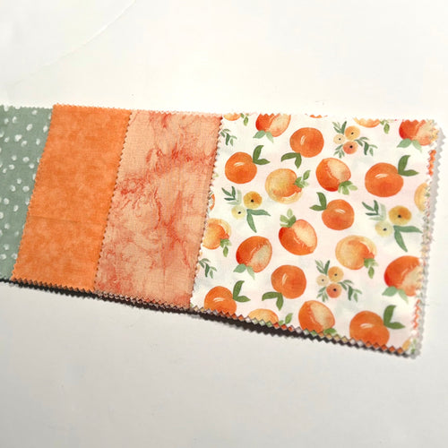 Peach Themed Message Quilt Kit - Peaches Baby Shower Quilt Kit - Baby Keepsake - Baby Shower Activity