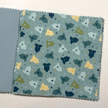 Load image into Gallery viewer, Blue &amp; White Onesies Boy Message Quilt Kit - Baby Shower Quilt Kit - Newborn Keepsake - Baby Gift - Newborn Gift