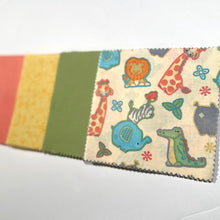 Load image into Gallery viewer, Bright Colored Animal Themed Message Quilt Kit - Safari Animals Themed Baby Shower Quilt Kit - Newborn Gift - Baby Shower Keepsake - Crazy4Claire - Baby Shower Activity - Baby Shower Ideas