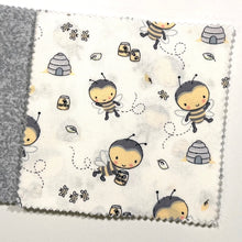 Load image into Gallery viewer, Yellow Baby Bumblebee Message Quilt Kit - Yellow Baby Bumblebees Baby Shower Quilt Kit - Newborn Gift - Baby Shower Keepsake - Baby Shower Activity - Crazy4Claire