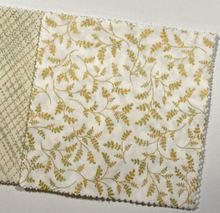 Load image into Gallery viewer, Gold Message Quilt Kit - Wedding Guest Book Quilt - Wedding Keepsake - Wedding Gift - Guest Book Alternative - Crazy4Claire