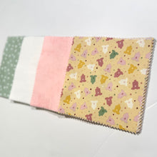 Load image into Gallery viewer, Yellow &amp; Pink Onesies Girl Message Quilt Kit - Baby Shower Quilt Kit - Newborn Keepsake - Baby Gift - Newborn Gift