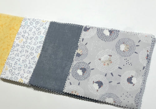 Counting Sheep Message Quilt Kit - Ewe Baby Shower Quilt Kit - Baby Shower Gift - Newborn Keepsake
