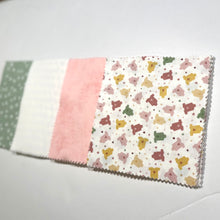 Load image into Gallery viewer, Pink &amp; Sage Onesies Girl Message Quilt Kit - Baby Shower Quilt Kit - Newborn Keepsake - Baby Gift - Newborn Gift - Crazy4Claire