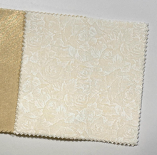 Load image into Gallery viewer, Gold Message Quilt Kit - Wedding Guest Book Quilt - Wedding Keepsake - Wedding Gift - Guest Book Alternative - Crazy4Claire