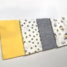 Load image into Gallery viewer, Yellow Baby Bumblebee Message Quilt Kit - Yellow Baby Bumblebees Baby Shower Quilt Kit - Newborn Gift - Baby Shower Keepsake - Baby Shower Activity - Crazy4Claire