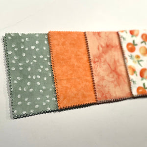 Peach Themed Message Quilt Kit - Peaches Baby Shower Quilt Kit - Baby Keepsake - Baby Shower Activity