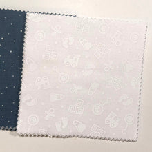 Load image into Gallery viewer, Blue, White &amp; Yellow Boy Baby Shower Themed Message Quilt Kit - Baby Shower Quilt Kit - Newborn Keepsake - Baby Gift - Newborn Gift