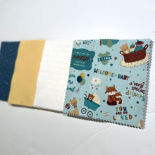 Load image into Gallery viewer, Blue &amp; White Boy Baby Shower Themed Message Quilt Kit - Baby Shower Quilt Kit - Newborn Keepsake - Baby Gift - Newborn Gift