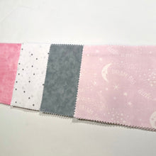 Load image into Gallery viewer, Dream Big Little One Message Quilt Kit - Pink Moon and Stars Baby Shower Quilt Kit - Newborn Gift - Baby Shower Keepsake - Baby Shower Activity - Baby Shower Ideas - Crazy4Claire
