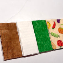 Load image into Gallery viewer, Happy Vegetables Message Quilt Kit - Veggies Baby Shower Quilt Kit - Baby Keepsake - Baby Shower Activity - Crazy4Claire - Newborn Keepsake