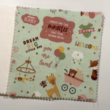 Load image into Gallery viewer, Pink, Green, &amp; Yellow Girl Baby Shower Themed Message Quilt Kit - Baby Shower Quilt Kit - Newborn Keepsake - Baby Gift - Newborn Gift - Crazy4Claire