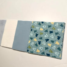 Load image into Gallery viewer, Blue &amp; White Onesies Boy Message Quilt Kit - Baby Shower Quilt Kit - Newborn Keepsake - Baby Gift - Newborn Gift