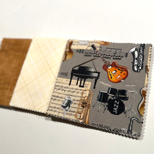 Musical Instruments Baby Message Quilt Kit - Music Baby Shower Quilt Kit - Baby Keepsake - Baby Shower Activity
