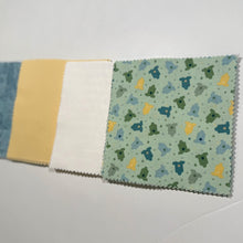 Load image into Gallery viewer, Green &amp; Blue Onesies Boy Message Quilt Kit - Baby Shower Quilt Kit - Newborn Keepsake - Baby Gift - Newborn Gift