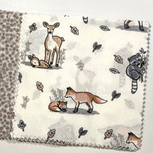 Load image into Gallery viewer, Woodland Creatures Message Quilt Kit - Forest Animals Baby Shower Quilt Kit - Newborn Gift - Baby Shower Keepsake - Baby Shower Activity - Baby Shower Ideas - Crazy4Claire