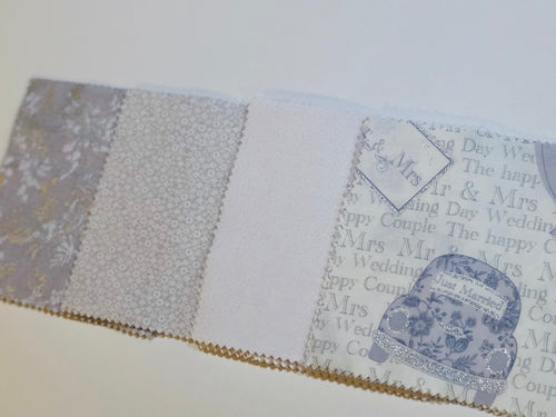 Wedding Message Quilt Kit - Wedding Guest Book Quilt - Wedding Keepsake