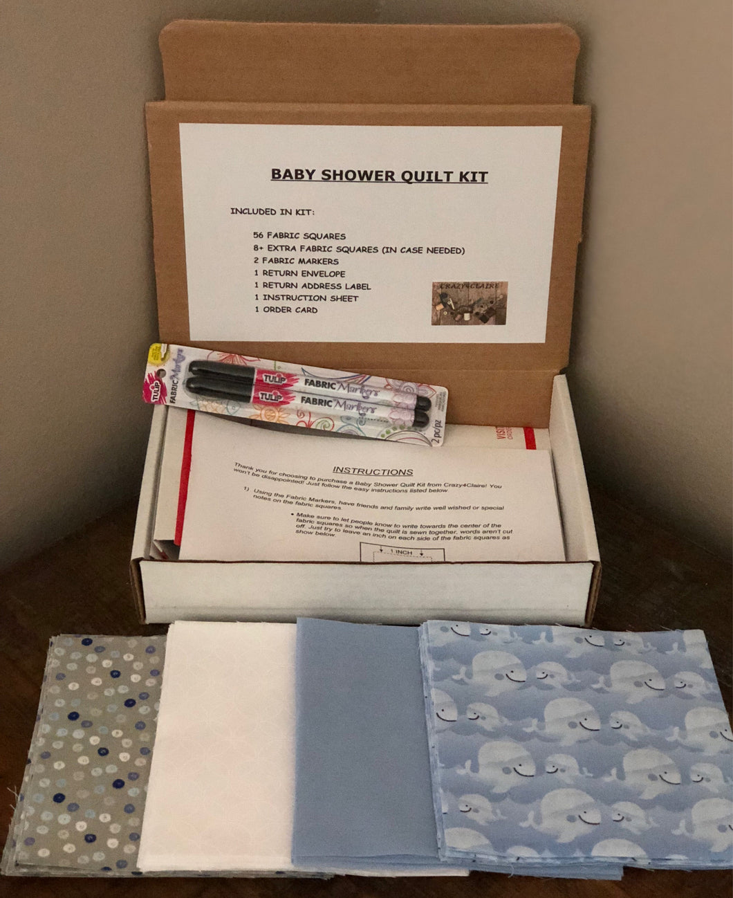 Baby shower quilt online