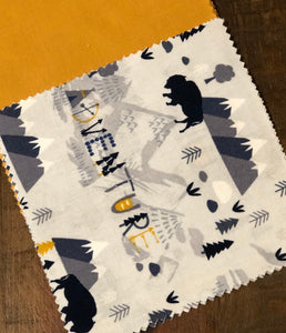Adventure Message Quilt Kit - Baby Shower Quilt Kit - Baby Keepsake - Newborn Gift BMK1-1