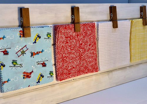 Airplane Message Quilt Kit - Planes Baby Shower Quilt Kit - Newborn Gift - Baby Shower Keepsake BMK1-3