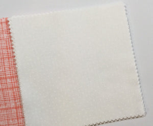 Salmon Anchor Message Quilt Kit - Anchors Baby Shower Quilt Kit - Keepsake
