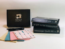 Load image into Gallery viewer, Panda Bear Message Quilt Kit - Pandas Baby Shower Quilt Kit - Baby Shower Gift