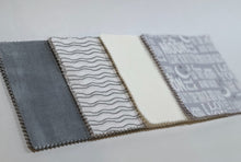 Load image into Gallery viewer, Gray Love You to the Moon Message Quilt Kit - Star Baby Shower Quilt Kit - Baby Shower Gift