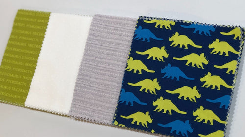 Dinosaur Message Quilt Kit  - Dinosaurs Baby Shower Gift - Dino Baby Gift - Newborn Keepsake