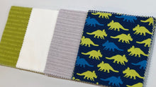 Load image into Gallery viewer, Dinosaur Message Quilt Kit - Dinosaurs Quilt - Dino Baby Shower Quilt Kit - Newborn Keepsake - Baby Shower Gift - Baby Shower Activity - Crazy4Claire