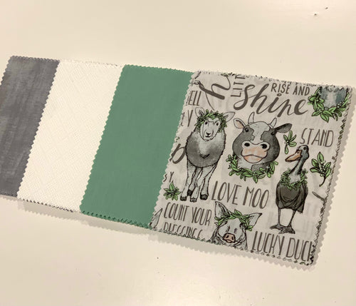 Llama Message Quilt Kit - You are Blessed Baby Shower Gift - Sheep - Cow - Rabbit - Keepsake