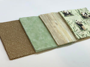Panda Bear Message Quilt Kit - Pandas Baby Shower Quilt Kit - Baby Shower Gift