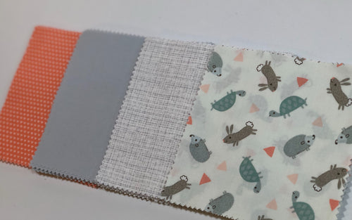 Woodland Animals Message Quilt Kit - Woodland Baby Shower Quilt Kit - Baby Keepsake