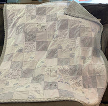 Load image into Gallery viewer, Mr. &amp; Mrs. Silver Wedding Message Quilt Kit - Wedding Guest Book Quilt - Wedding Keepsake