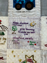 Load image into Gallery viewer, Gray Love You to the Moon Message Quilt Kit - Star Baby Shower Quilt Kit - Baby Shower Gift