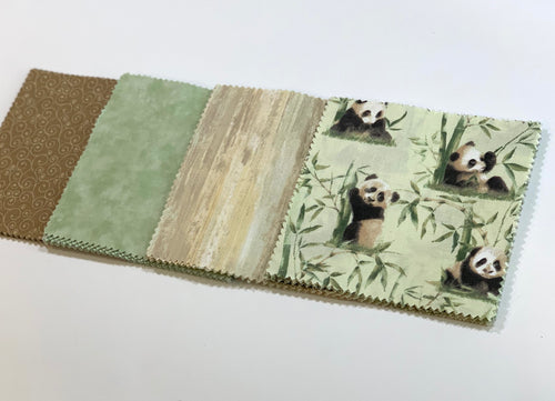 Panda Bear Message Quilt Kit - Pandas Baby Shower Quilt Kit - Baby Shower Gift