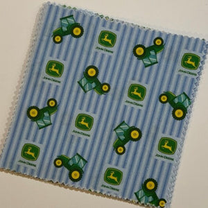 John Deere Tractor Message Quilt Kit - Tractor Baby Shower Quilt Kit - Baby Shower Gift