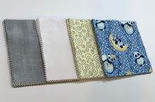 Load image into Gallery viewer, Blue Baby Panda Message Quilt Kit - Pandas Baby Shower Quilt Kit - Panda Bear - Panda Bears - ewborn Gift - Baby Keepsake