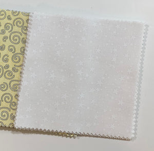 Pink Panda Bear Message Quilt Kit - Pink Pandas Baby Shower Quilt Kit - Pandas and Moons - Newborn Gift - Baby Keepsake