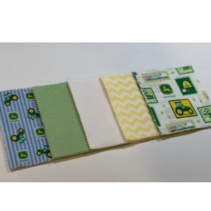 John Deere Tractor Message Quilt Kit - Tractor Baby Shower Quilt Kit - Baby Shower Gift