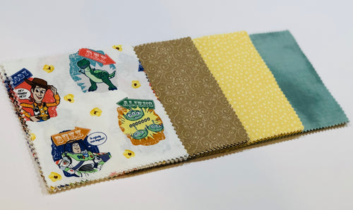 Toy Story Message Quilt Kit - Woody and Buzz Baby Shower Quilt Kit - Baby Shower Gift - Newborn Keepsake