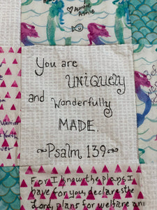 John Deere Tractor Message Quilt Kit - Tractor Baby Shower Quilt Kit - Baby Shower Gift
