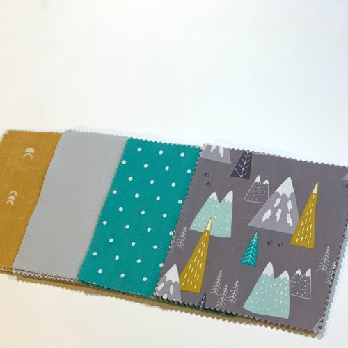 Mountain Message Quilt Kit - Mountains Baby Shower Quilt Kit - Baby Shower Gift - Baby Keepsake