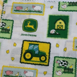 John Deere Tractor Message Quilt Kit - Tractor Baby Shower Quilt Kit - Baby Shower Gift