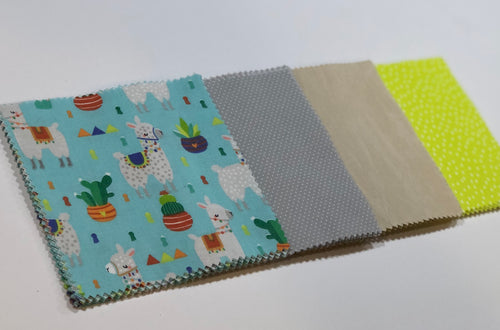 Llama Message Quilt Kit - Baby Shower Quilt Kit - Llamas Baby Shower Gift - Baby Keepsake