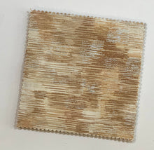 Load image into Gallery viewer, Tan Sand Dollar Themed Message Quilt Kit - Sand Dollar Themed Newborn Gift - Beachy Baby Keepsake