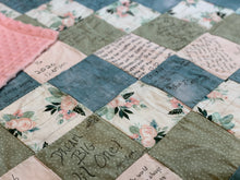 Load image into Gallery viewer, Gray Love You to the Moon Message Quilt Kit - Star Baby Shower Quilt Kit - Baby Shower Gift