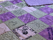 Load image into Gallery viewer, Moon and Stars Baby Shower Quilt Kit - Blue Planet Message Quilt Kit -Stars - Newborn Gift