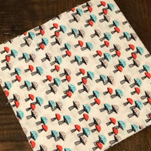 Load image into Gallery viewer, Gray and Red Woodland Message Quilt Kit - Fox Baby Shower Quilt Kit - Baby Shower Keepsake
