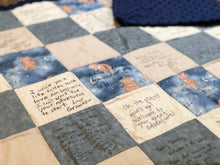 Load image into Gallery viewer, Moon and Stars Baby Shower Quilt Kit - Blue Planet Message Quilt Kit -Stars - Newborn Gift