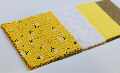 Bumblebee Message Quilt Kit - Bee Baby Shower Quilt Kit - Baby Keepsake - Newborn Gift
